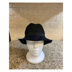 Women's Divided Stylish Fedora Hat Black Size M/58
